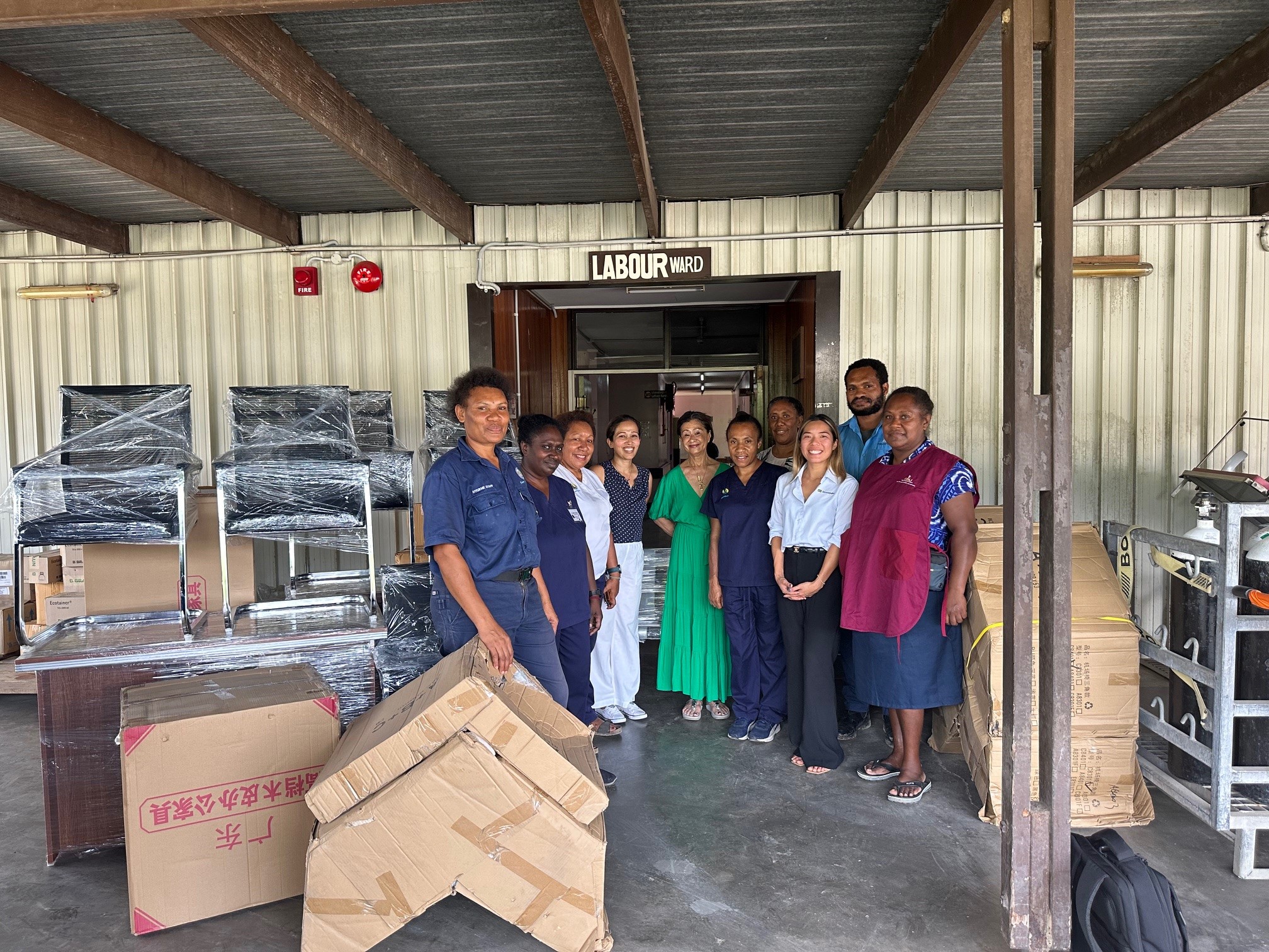 POMGEN Labour Ward receives over K100,000 worth of donations