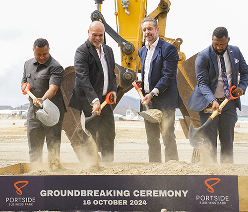 Steamships Breaks Ground on Portside Business Park